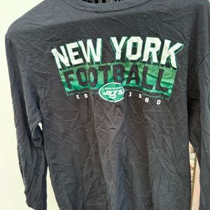 NFL New York Jets Long Sleeve Tee - Black & Green